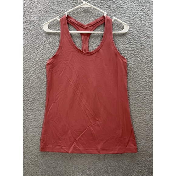 lululemon athletica Tops - Lululemon Top Womens 4 Pink Cool Racerback II Tank Yoga Jogging Gym Sports